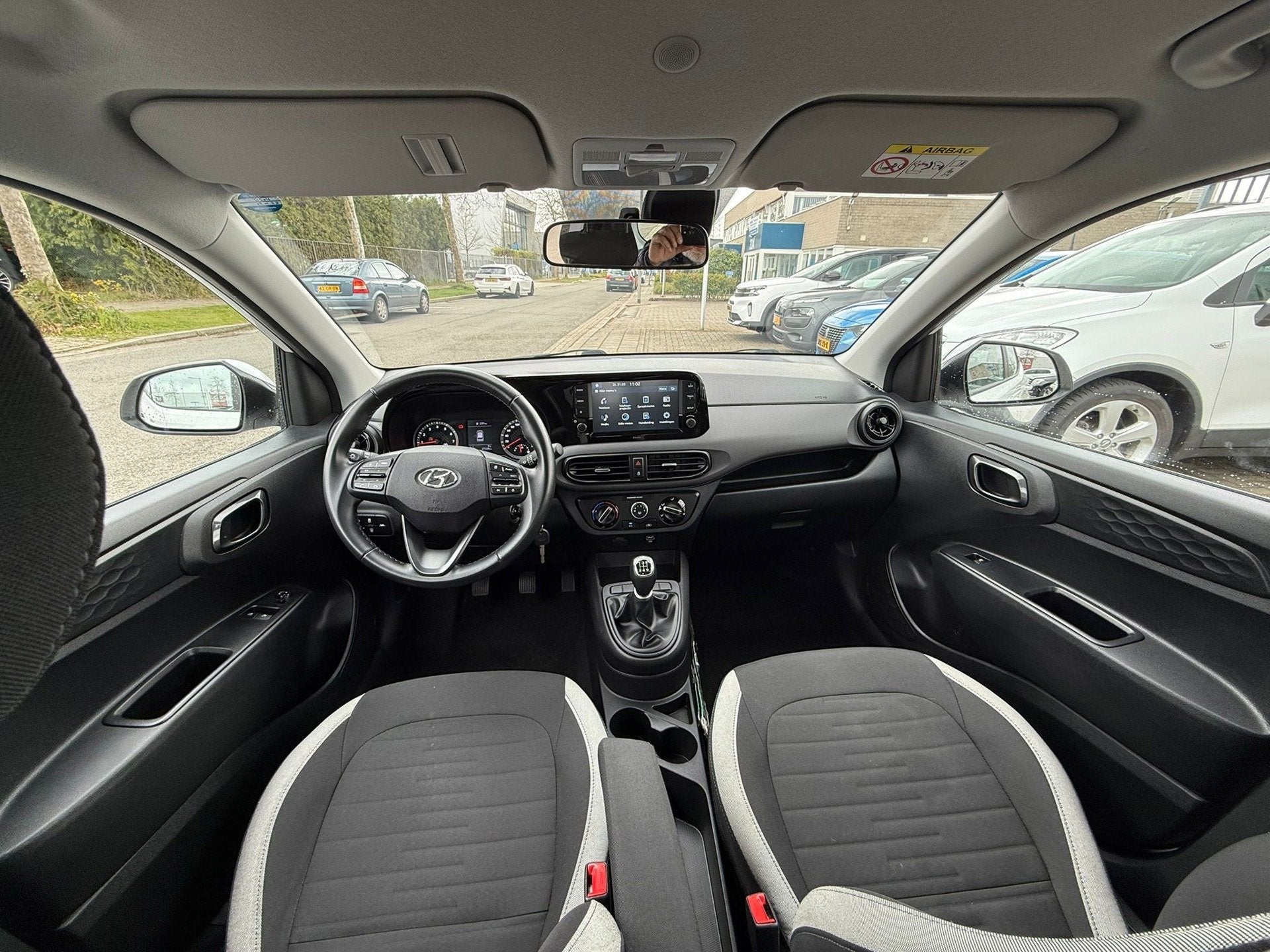 Hyundai I10 1.0 Comfort Smart 5-zits, Navi, Airco dealer aut, Auto's, Voorwielaandrijving, Stof, Gebruikt, 899 kg