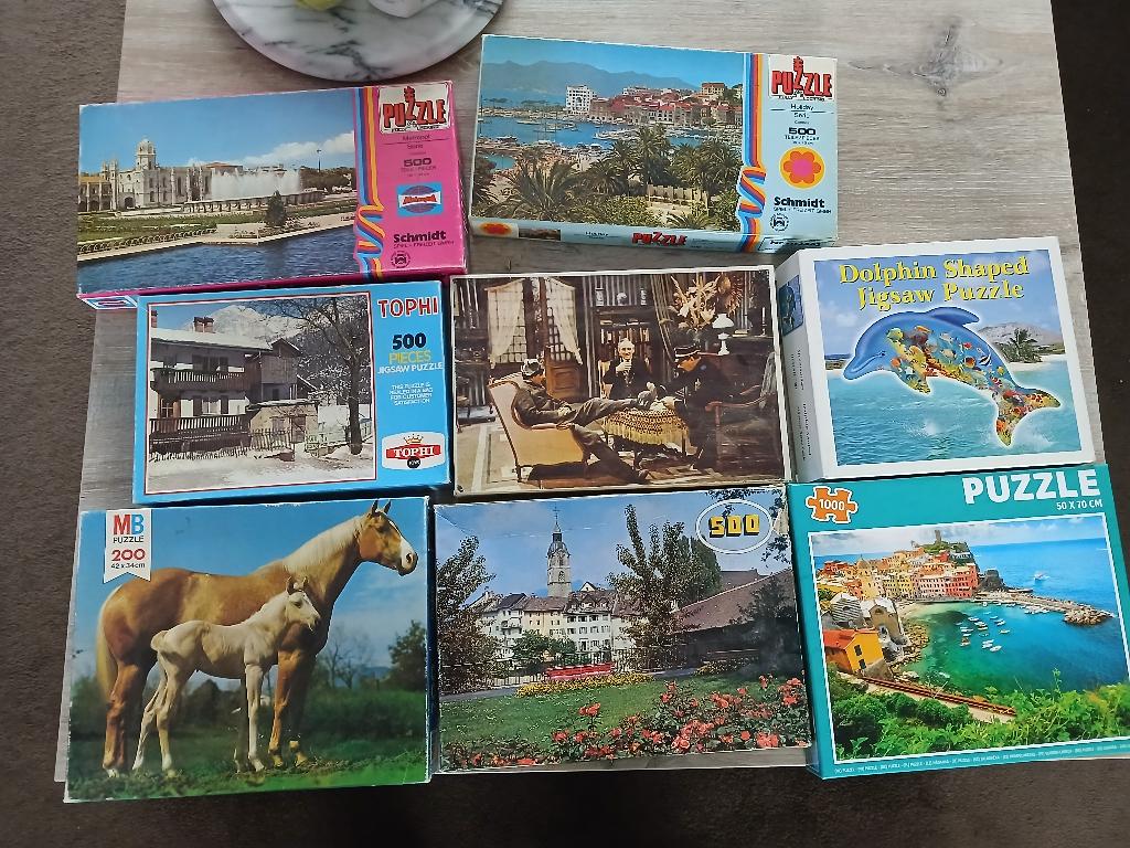 puzzels, Ophalen, 500 t/m 1500 stukjes, Zo goed als nieuw, Legpuzzel