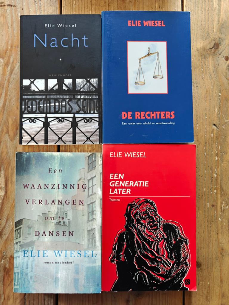 4 Boeken van Elie Wiesel., Boeken, Ophalen of Verzenden, Zo goed als nieuw