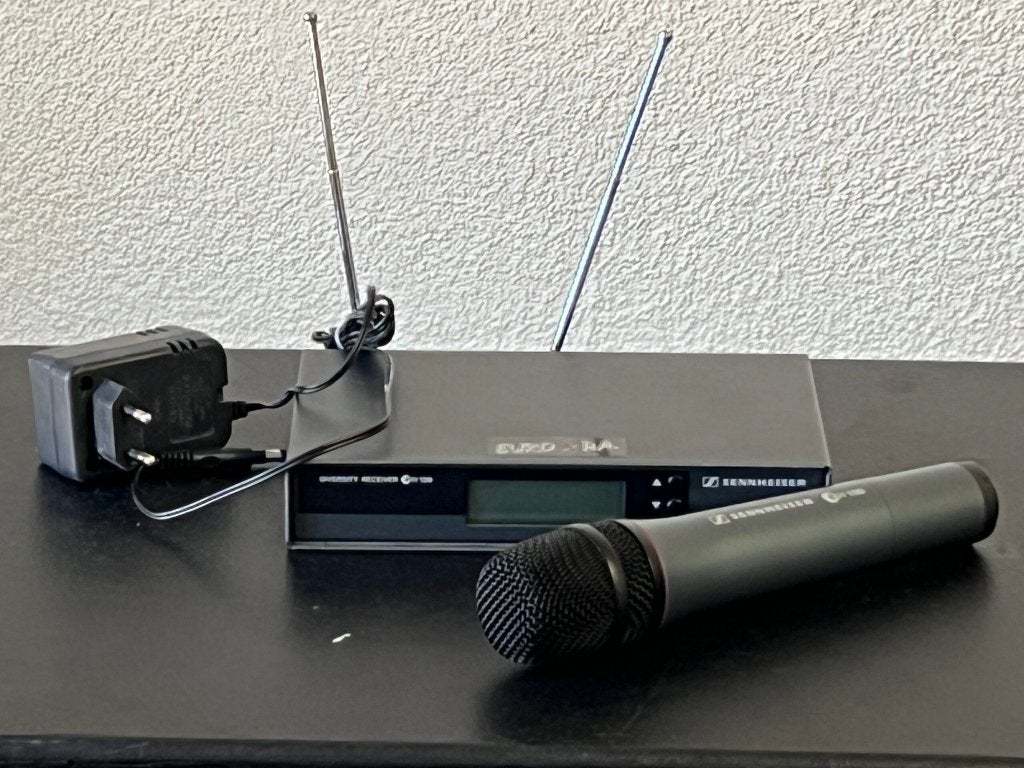 Sennheiser EM 100 draadloze microfoon set, Ophalen, Gebruikt, Zangmicrofoon, Draadloos