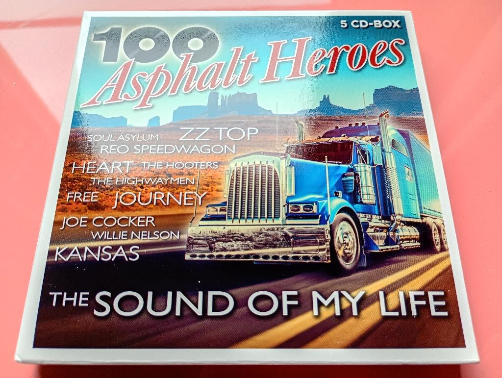 5CD box Various - 100 Asphalt Heroes: The Sound Of My Life, Verzenden, Zo goed als nieuw, Pop