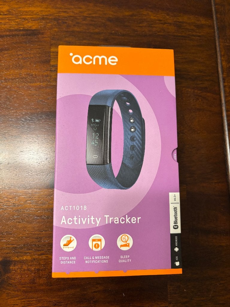 ACME polsband activity tracker (ACT101), Ophalen of Verzenden, Nieuw, Zwart, IOS