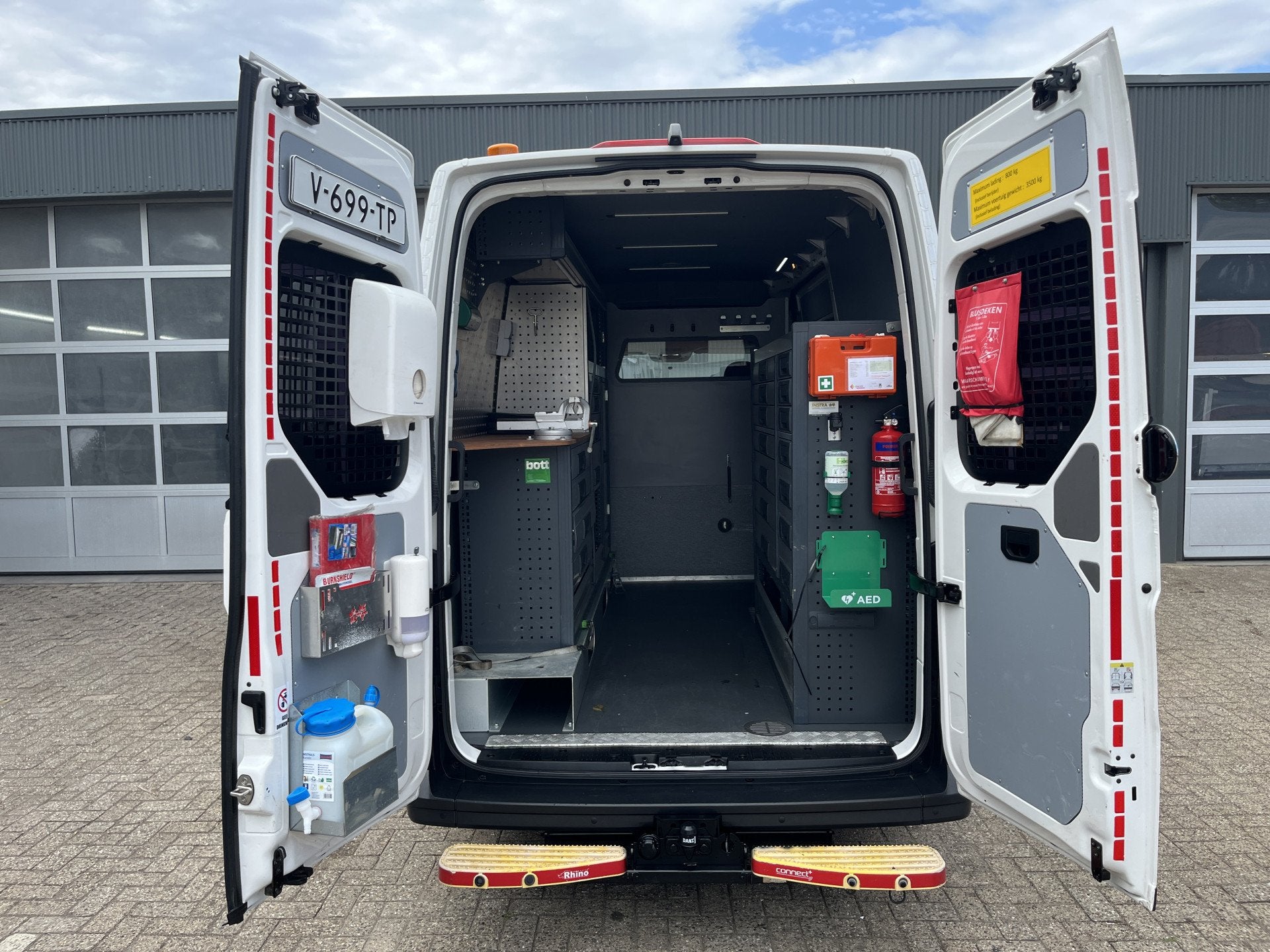 Volkswagen Crafter 35 2.0 TDI L3H3 Werkplaats inrichting Kas, Stof, Gebruikt, 4 cilinders, Volkswagen