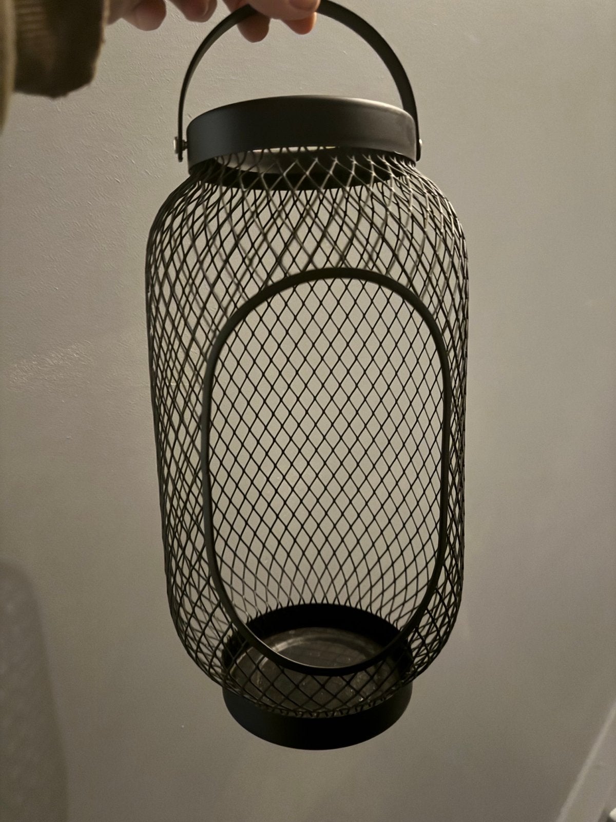 10x IKEA Toppig lantaarns - Zwart metaal - Setprijs!, Ophalen, Zo goed als nieuw, Zwart, Metaal