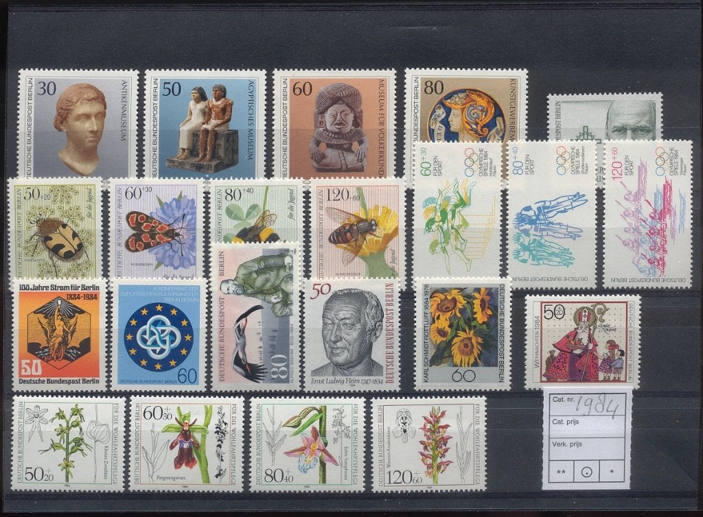 Duitsland Berlijn, Jaargang 1984 compleet postfris., Ophalen of Verzenden, Overige periodes, Postfris