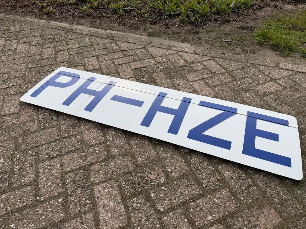 Transavia regestratie PH-HZE, Verzamelen, Luchtvaart en Vliegtuigspotten, Gebruikt, Overige typen, Ophalen of Verzenden