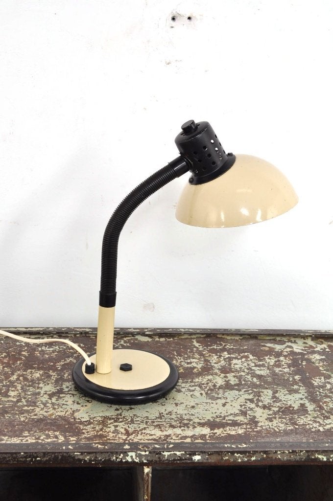 Vintage tafellamp Frans bureaulamp lamp jaren 70, Ophalen of Verzenden, Gebruikt, Bureaulamp, Vintage