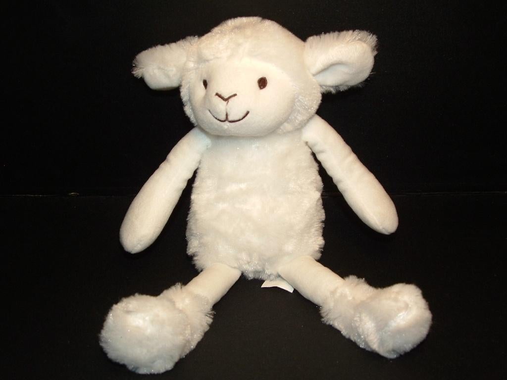 MIJN LIEFSTE WENS HAPPY HORSE SCHAAP PLUCHE WIT MET, Ophalen of Verzenden, Nieuw, Overige typen