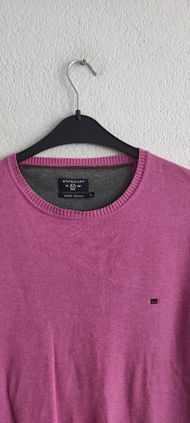 State of Art Heren Trui - Roze - Maat XL, State of Art, Maat 56/58 (XL), Ophalen of Verzenden, Zo goed als nieuw