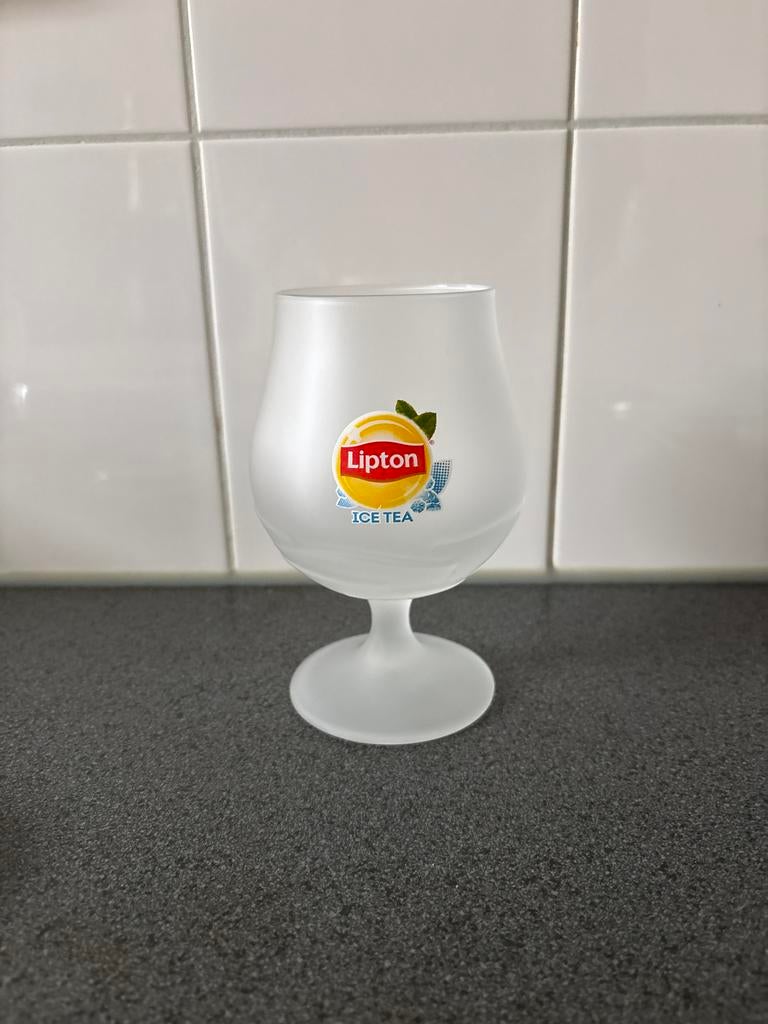 11 Lipton Ice Tea glazen, Ophalen of Verzenden, Meerkleurig, Overige merken, Glas