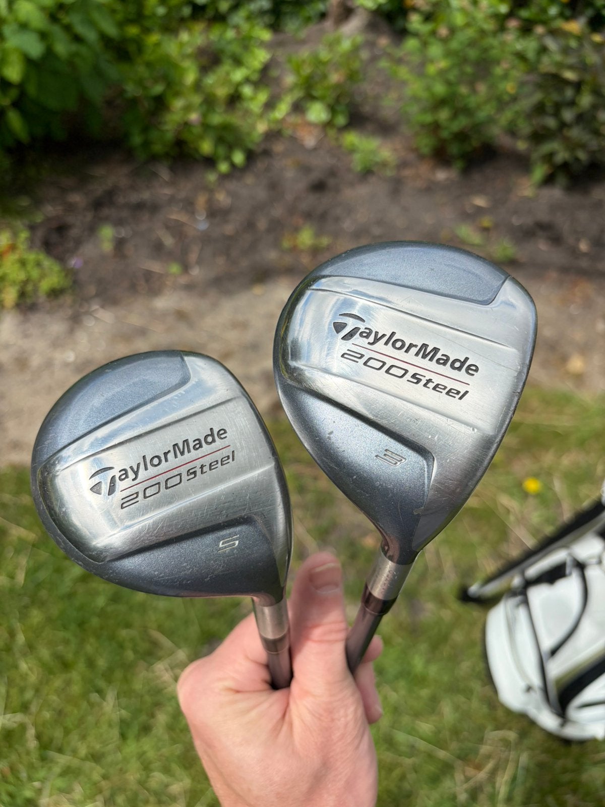 Taylormade 200 steel | houten 5 + 3 | dames flex | set!, Ophalen, Gebruikt, Set, Overige merken