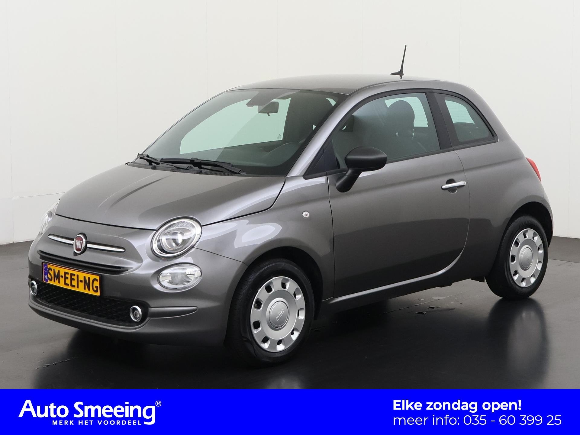 Fiat 500 1.0 Hybrid | Apple CarPlay | Parkeersensoren | Airc, Auto's, Voorwielaandrijving, Stof, Gebruikt, Euro 6