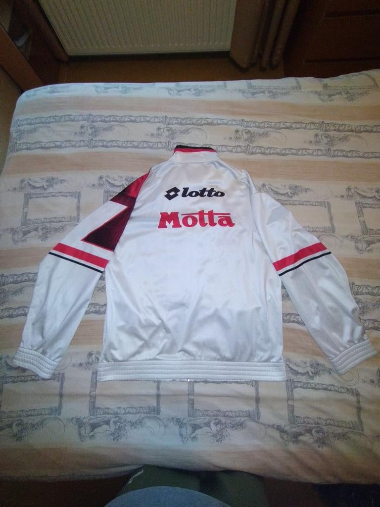 AC Milan 1993 / 1994 trainings jas., Ophalen, Lotto, Wit, Maat 56/58 (XL)
