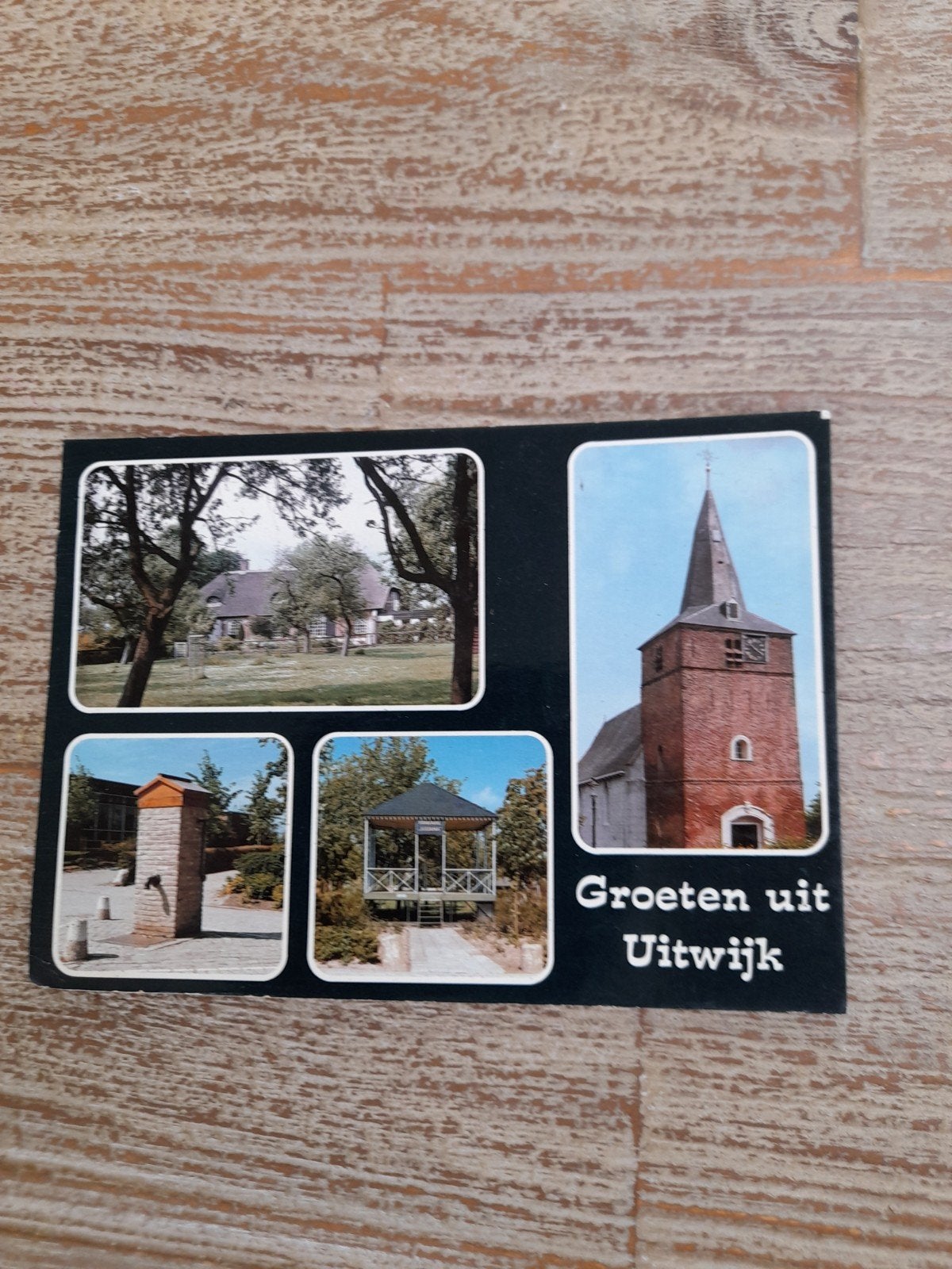 Fotoansichtkaart groeten uit Uitwijk, Ophalen of Verzenden, 1980 tot heden, Gelopen, Noord-Brabant
