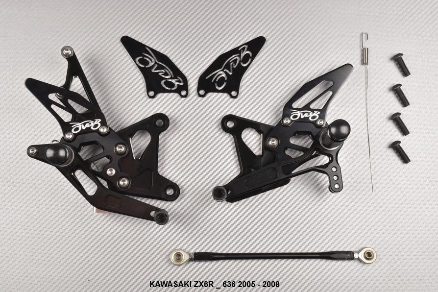 Verstelbare remschakelset KAWASAKI ZX6R ZX6RR 636 2005 2008