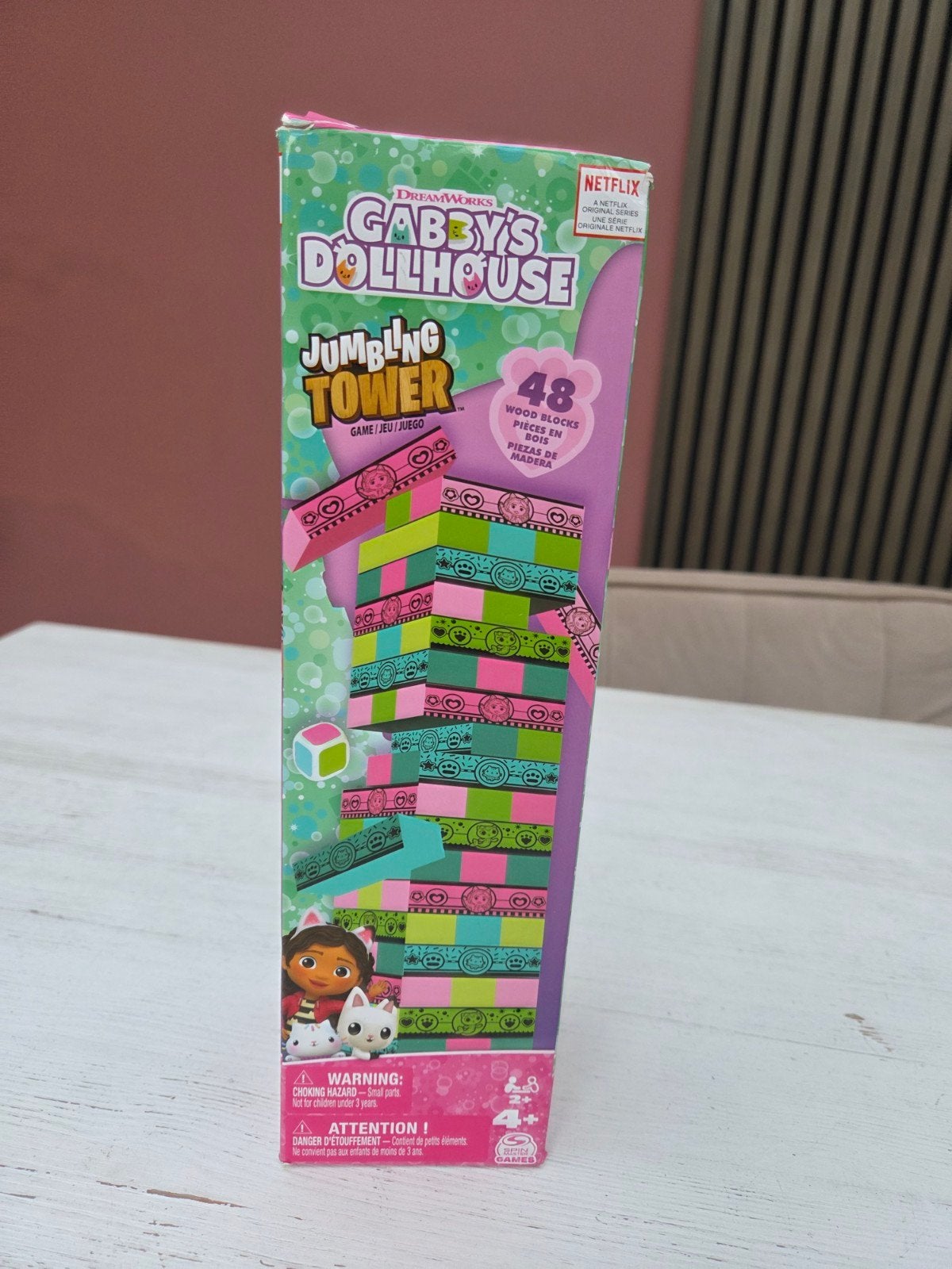 Gabby's Dollhouse Jumbling Tower, Ophalen of Verzenden, Nieuw, Jongen of Meisje