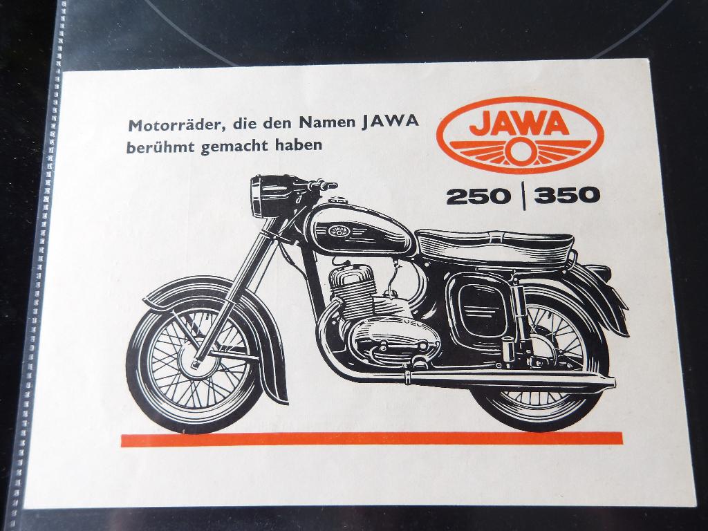 Folder JAWA 250 350 559/04 360/00, Verzenden, Overige merken