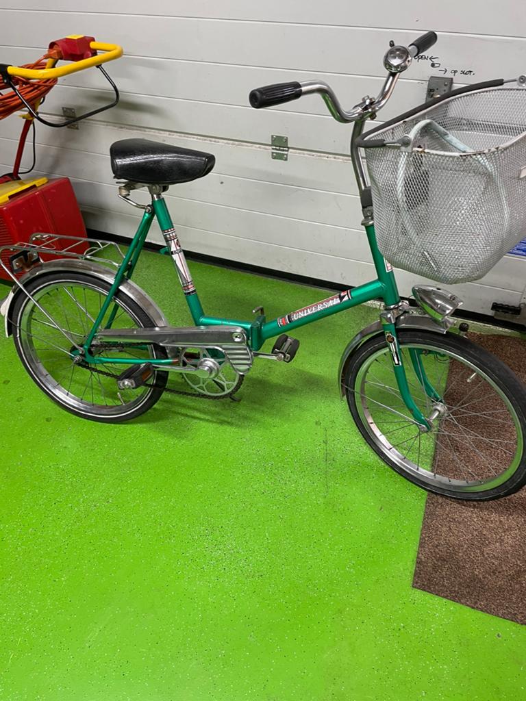 Vouwfiets voor boot of camping, Fietsen en Brommers, Fietsen | Oldtimers, 59 cm of meer, Ophalen, Terugtraprem, Jaren '60 of nieuwer