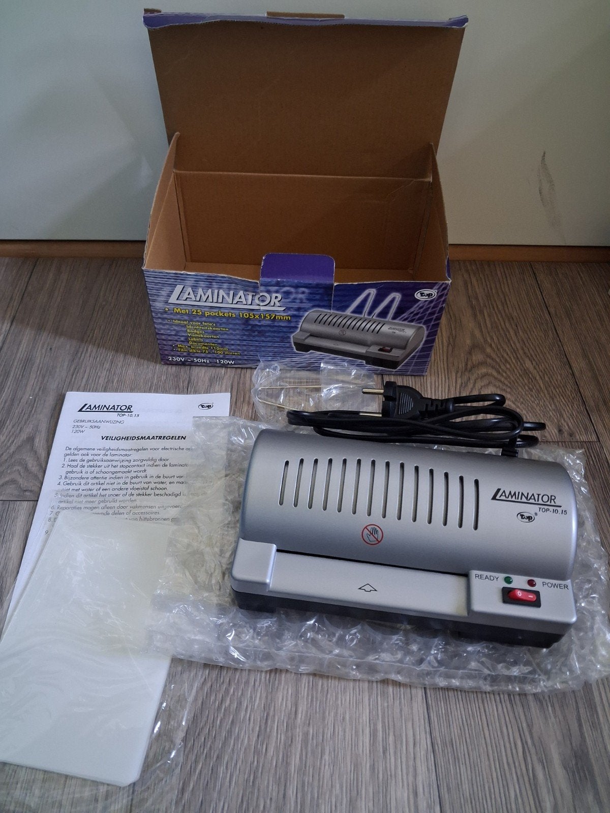 Laminator A6, Ophalen of Verzenden, Zo goed als nieuw, Elektrisch, Machine