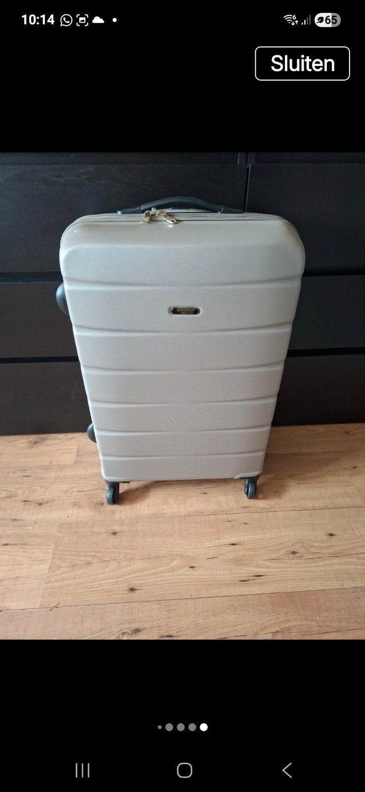 Princess Traveller Grenada Koffer  nieuw, Beige, Nieuw, Ophalen of Verzenden, 60 tot 80 cm