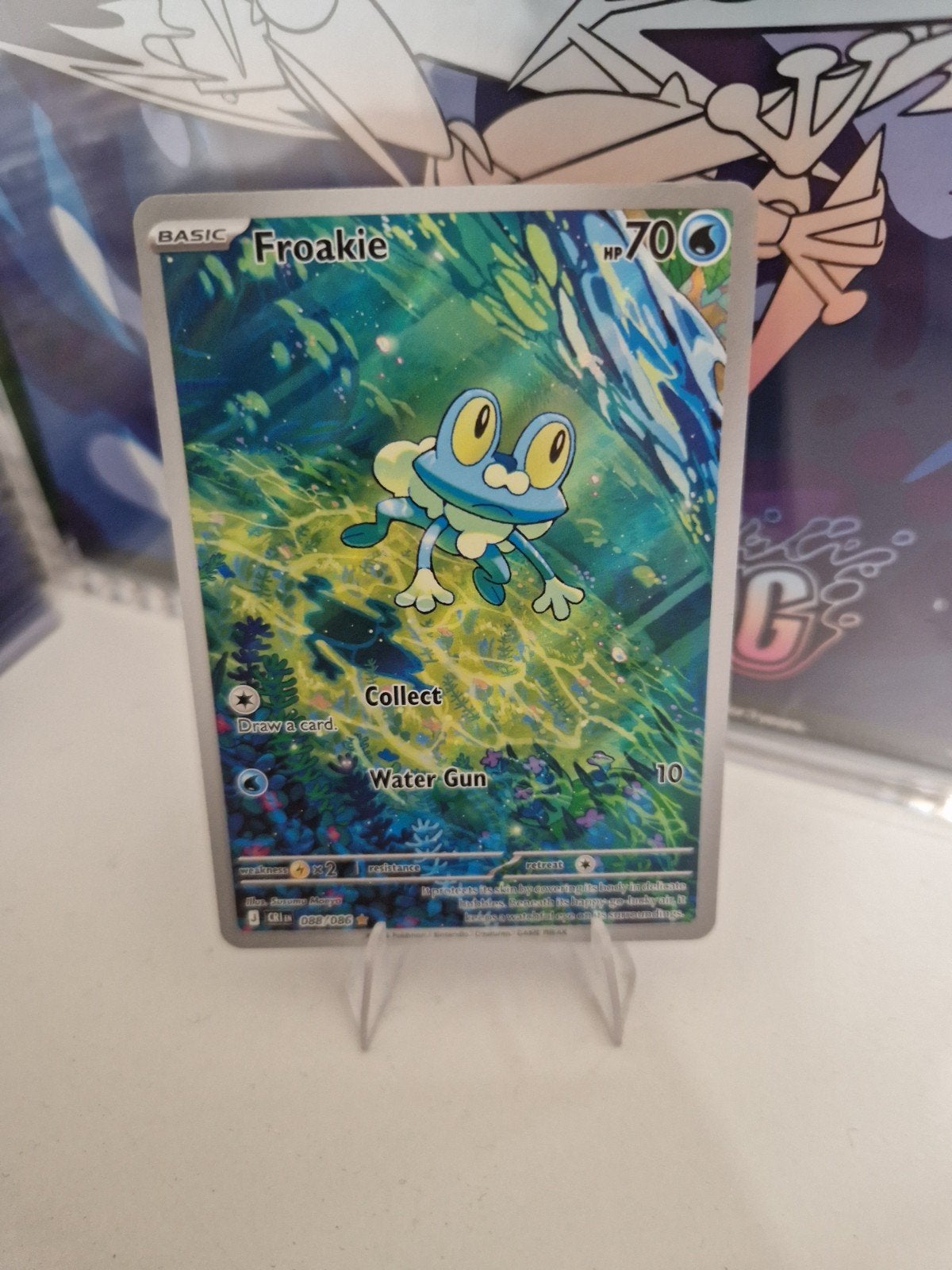 Froakie 088/086, Ophalen of Verzenden, Zo goed als nieuw, Losse kaart, Foil