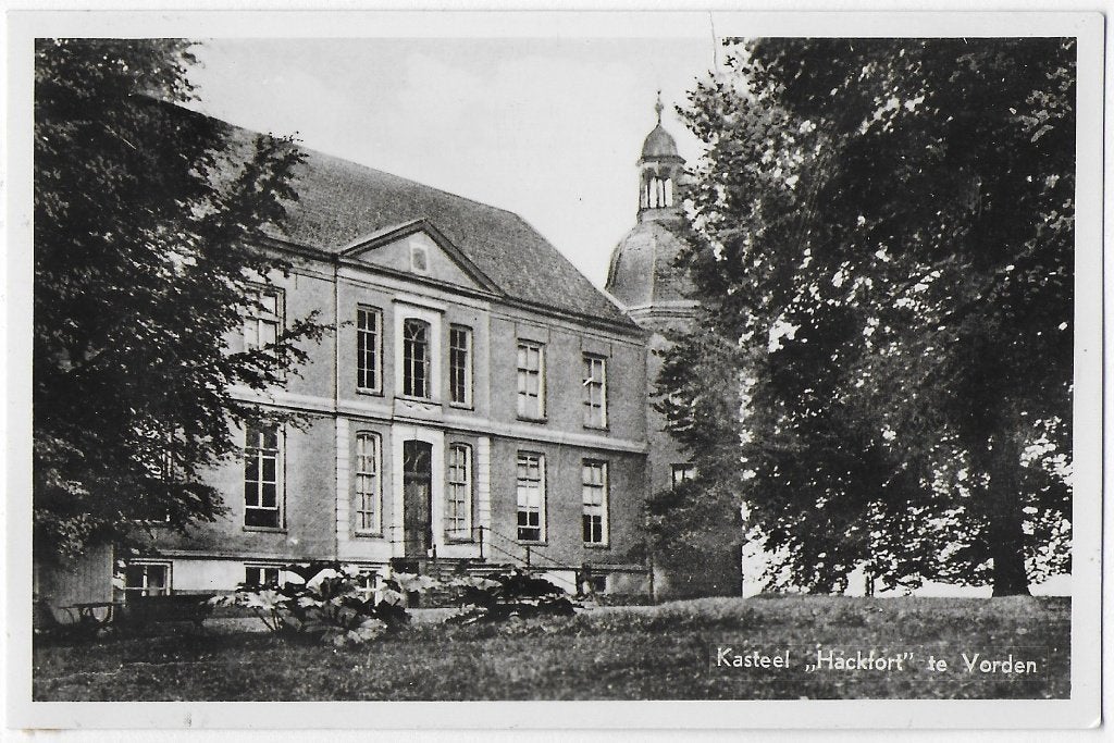 Vorden Kasteel Hackfort ongelopen Oude Ansichtkaart ( B3215), Ophalen of Verzenden, 1960 tot 1980, Ongelopen, Gelderland