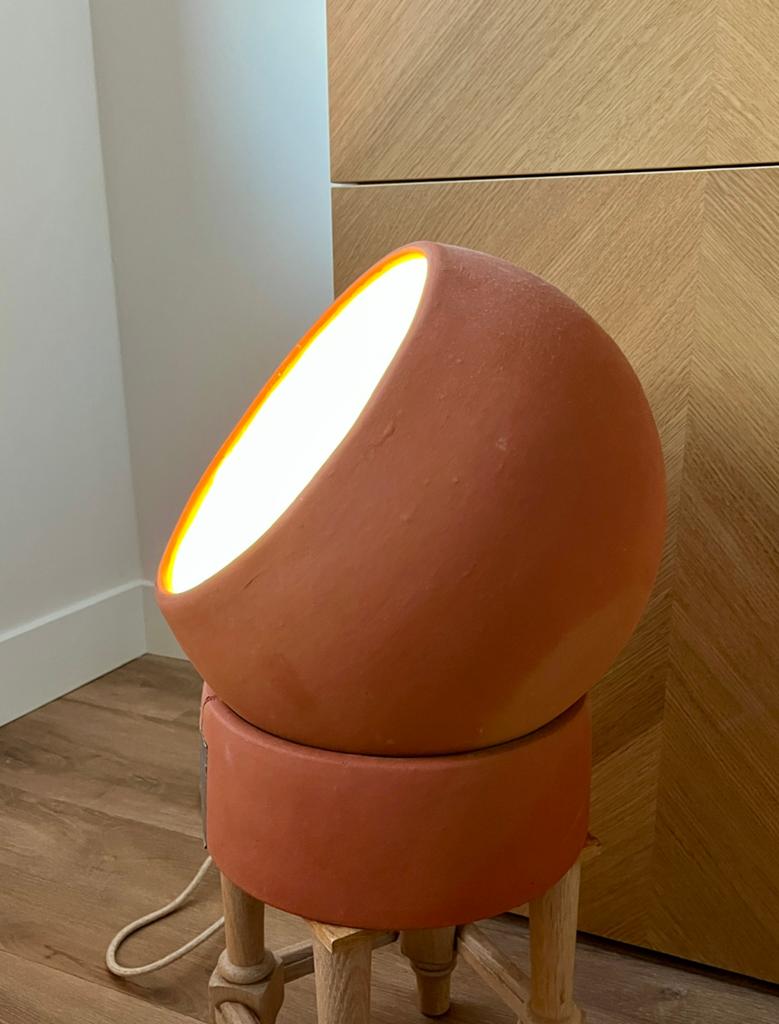 Serax Terra vloerlamp, Ophalen, Gebruikt