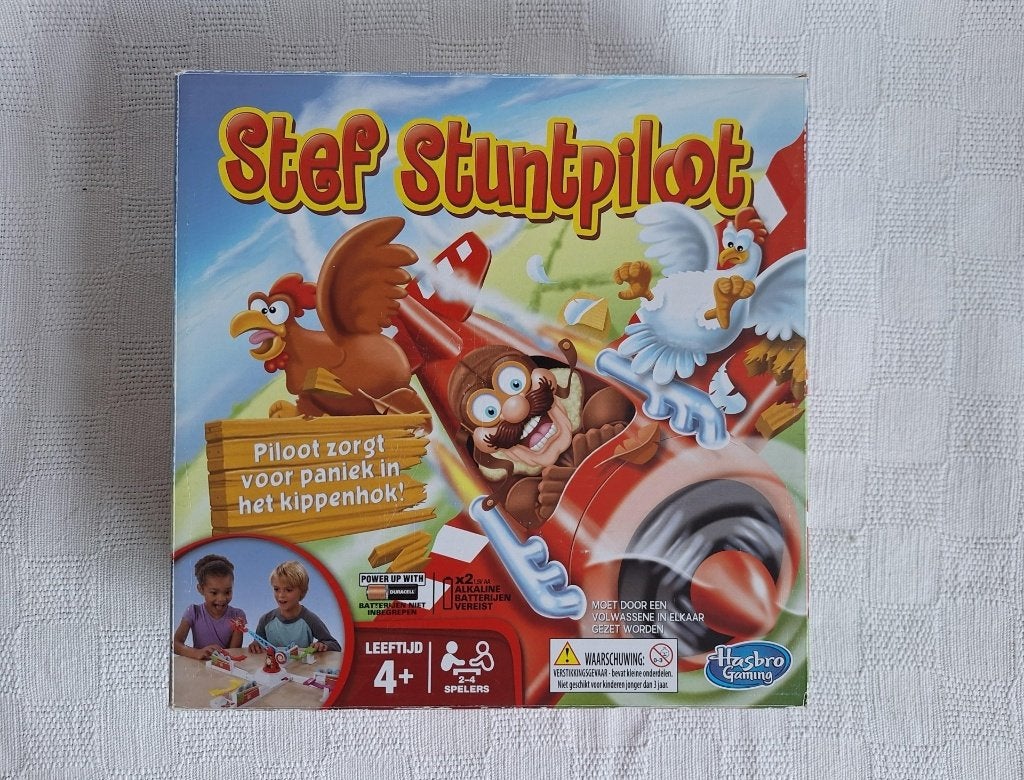 Stef Stuntpiloot, Hobby en Vrije tijd, Gezelschapsspellen | Bordspellen, Een of twee spelers, Ophalen of Verzenden, Gebruikt