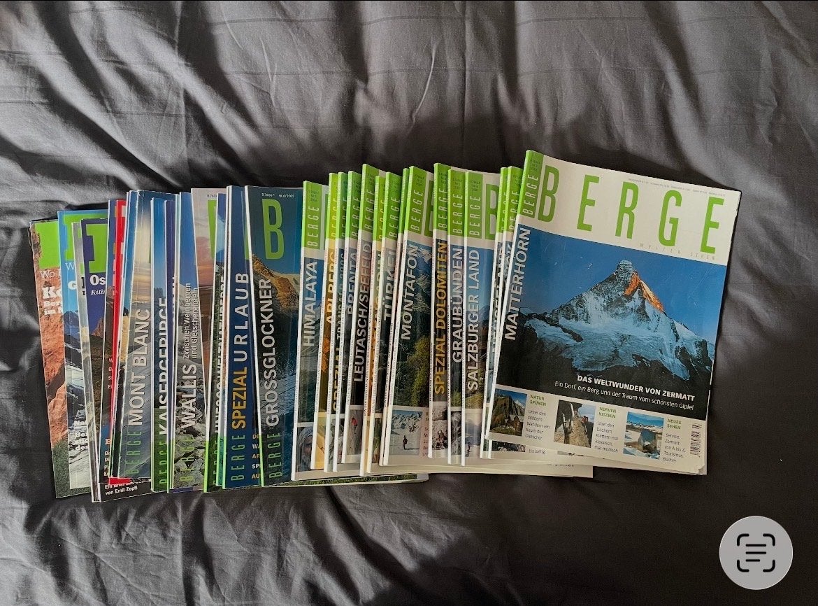 **** Berge Magazine Collectie ca 30 stuks ****, Ophalen, Zo goed als nieuw, Sport en Vrije tijd