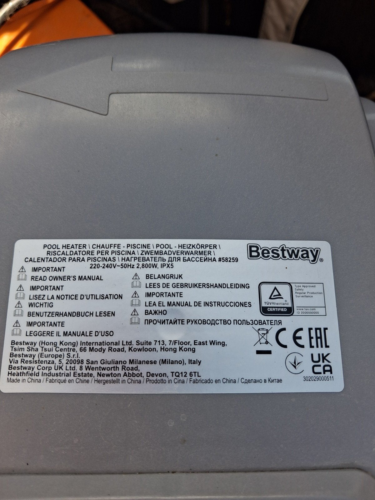 bestway zwembadverwarming, Tuin en Terras, Ophalen of Verzenden