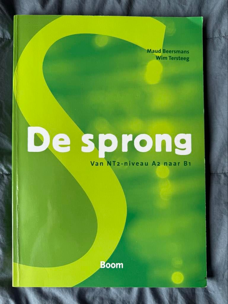 De Sprong: NT2-niveau A2 naar B1 boek, Ophalen of Verzenden, Zo goed als nieuw