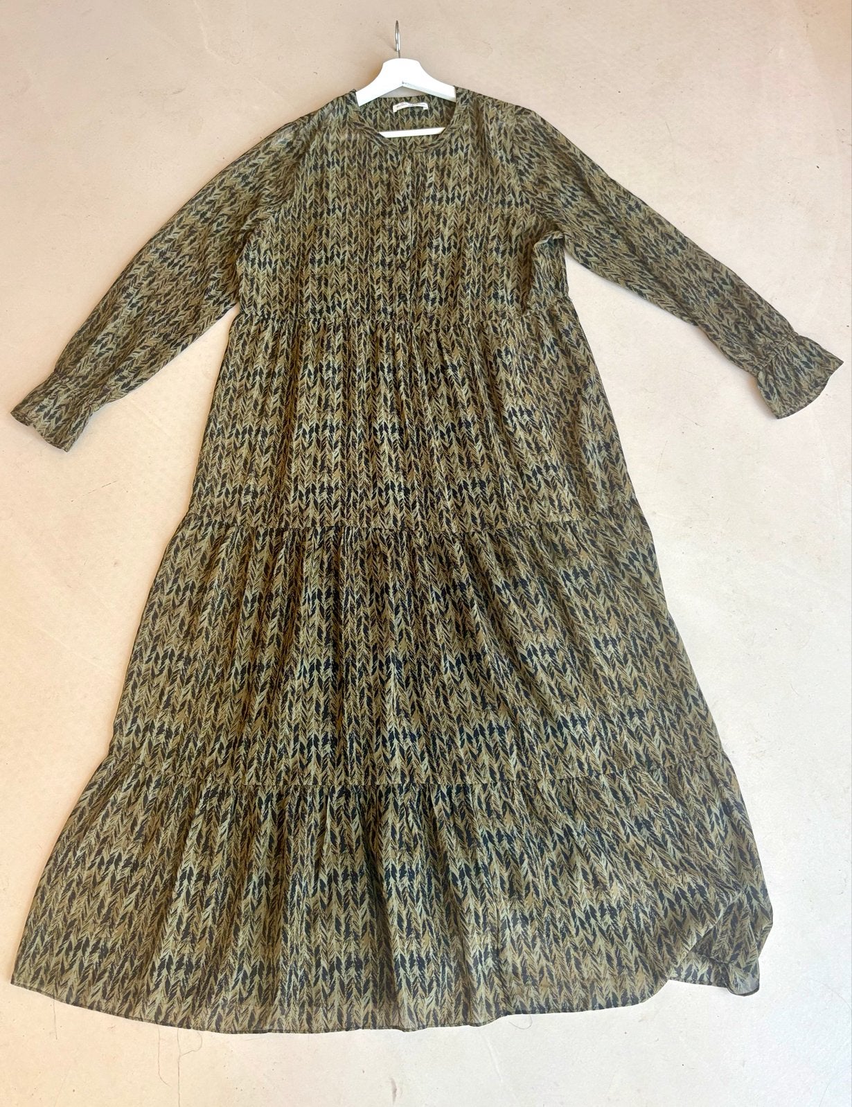 Circle of Trust - Maxi Jurk - Maat L - Army Braid Print, Maat 42/44 (L), Ophalen of Verzenden, Gedragen, Circle of Trust
