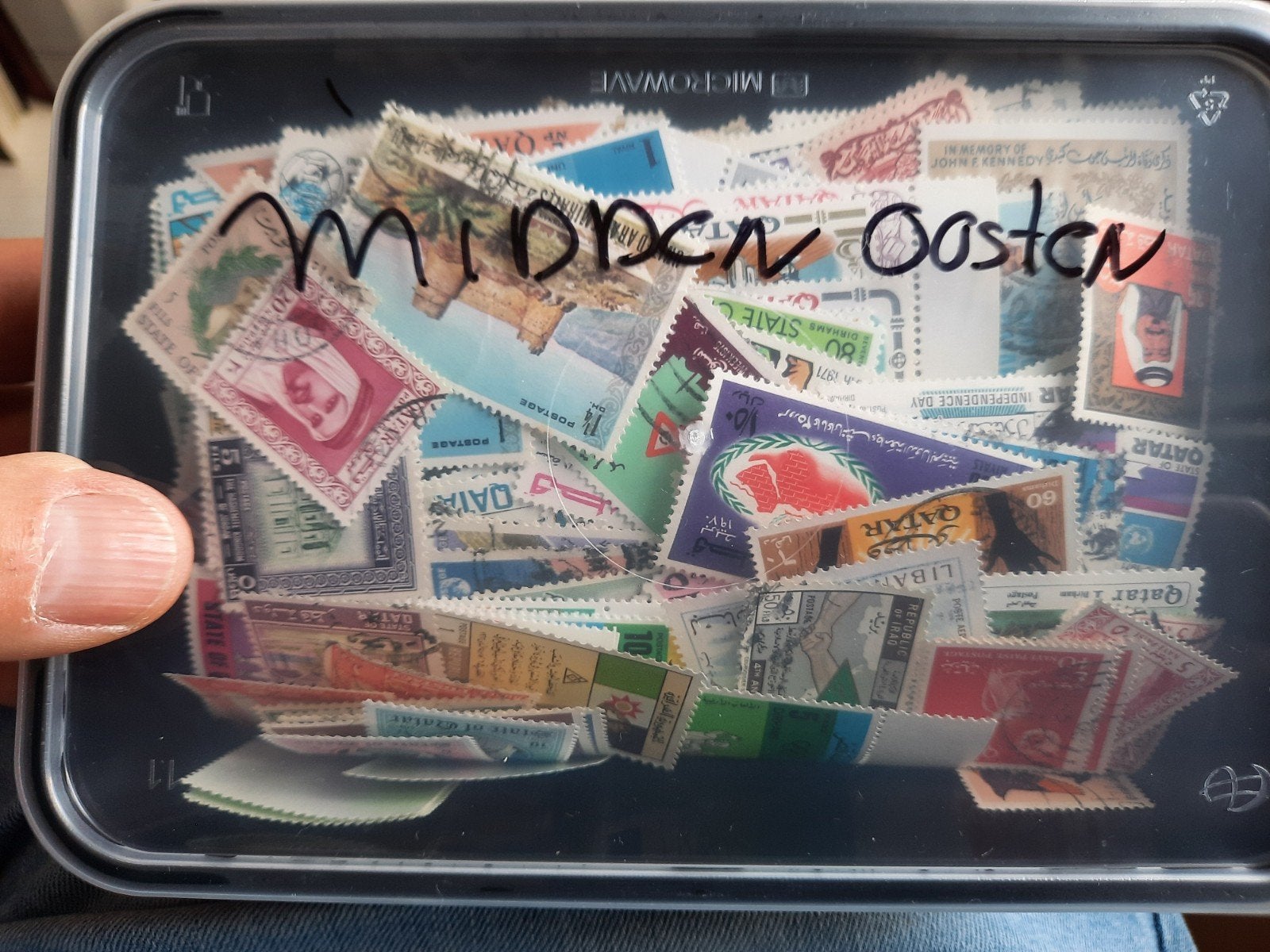 Doos postzegels vol met midden oosten met postfris, Verzenden, Buitenland