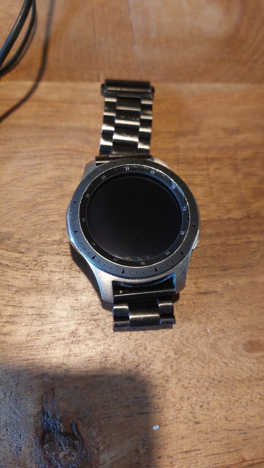 SAMSUNG SMARTWATCH, Ophalen of Verzenden, Gebruikt, Zwart, Android