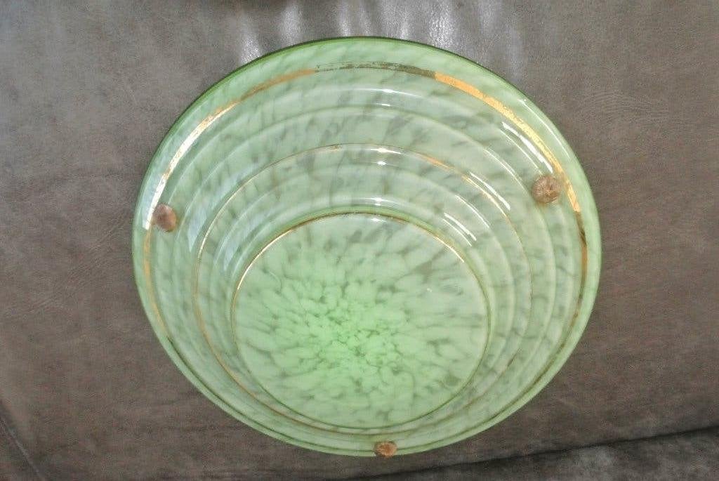 Art Deco schaallamp jaren 30, Ophalen