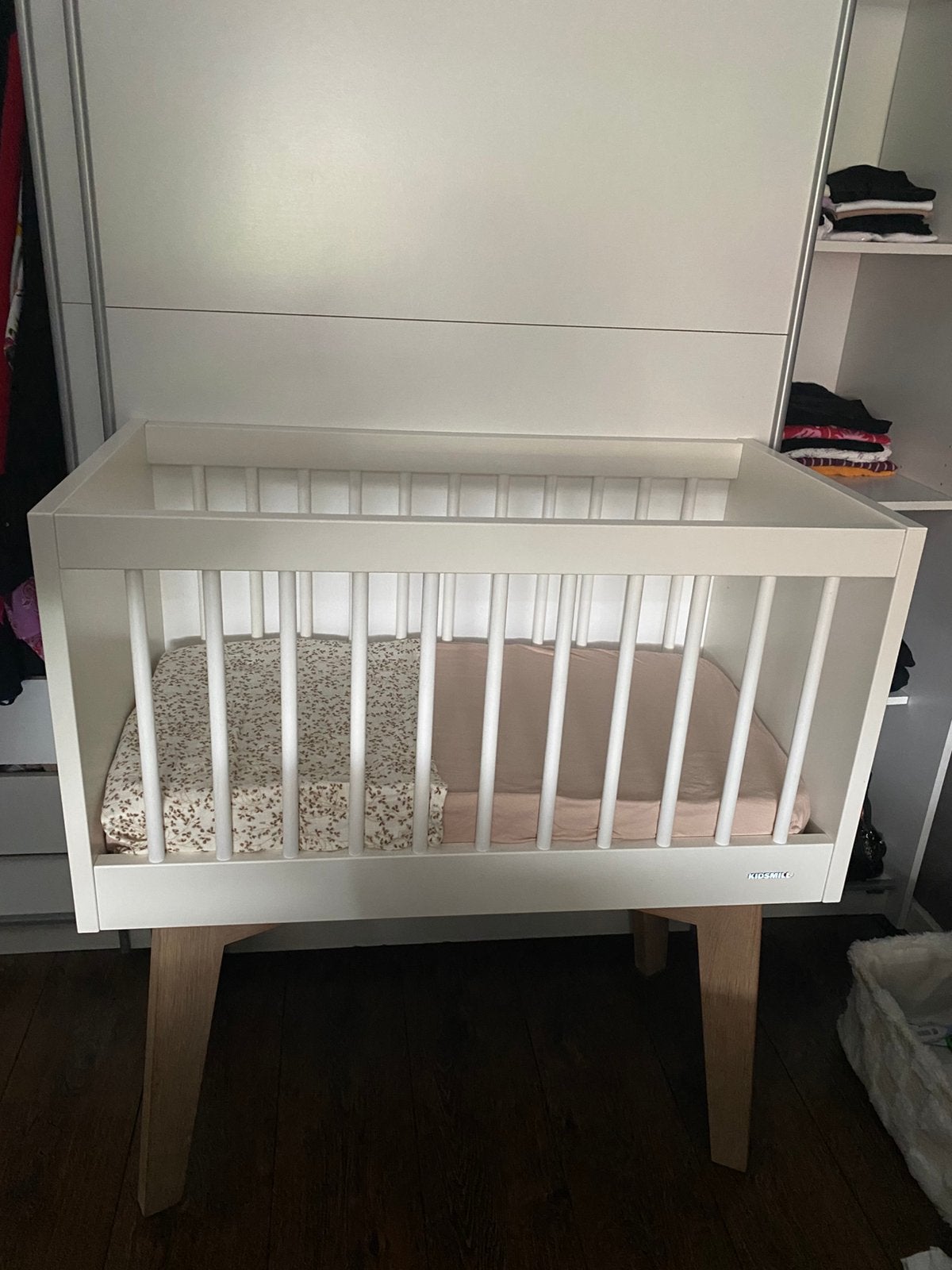 Kidsmill Sixties Wieg incl. Kidsmill foam matras, Ophalen, Zo goed als nieuw, Wieg