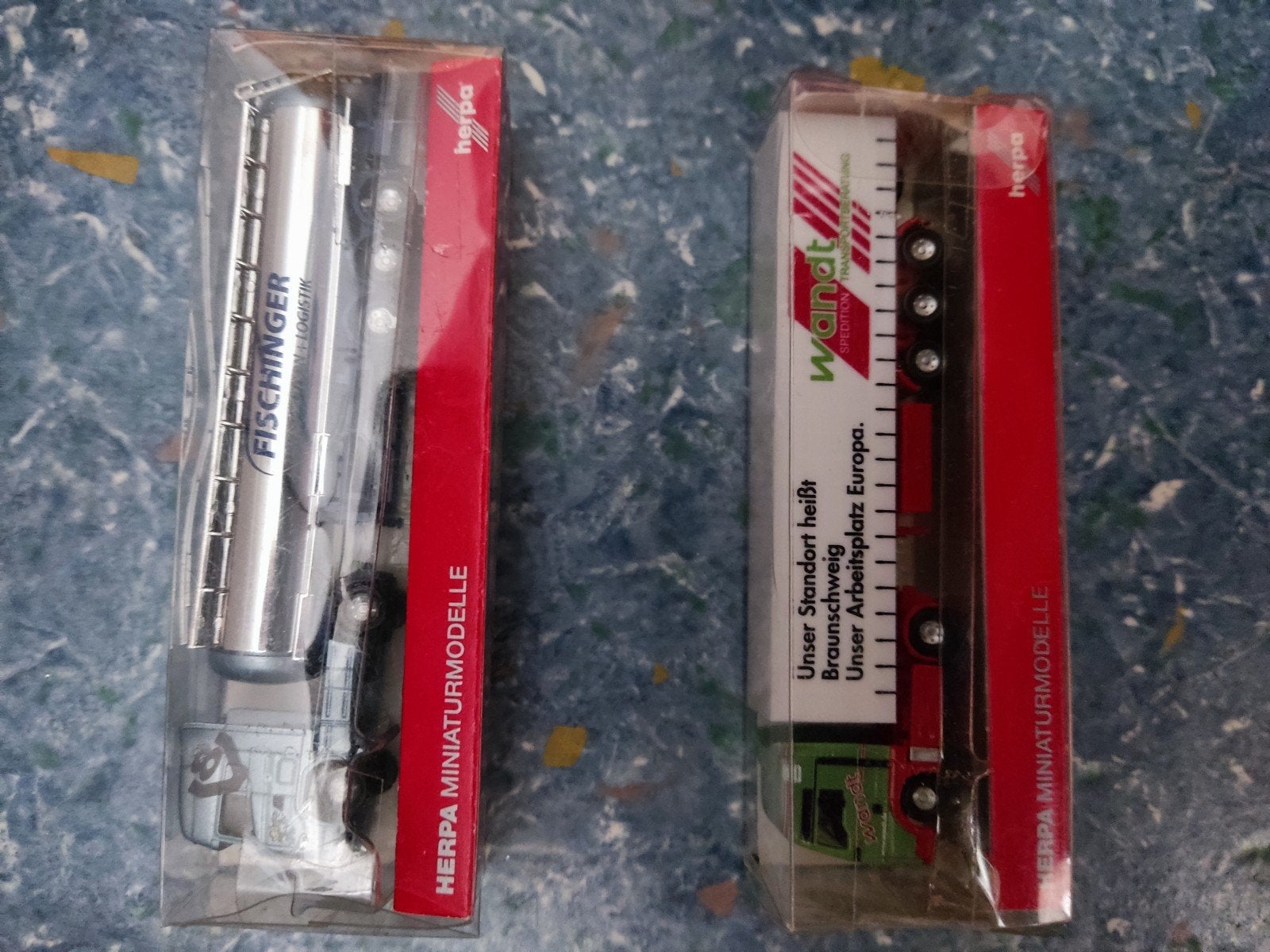 Herpa Miniatuurmodellen: Fischinger en Wandt Trucks, 1:50 of kleiner, Nieuw, Truck, Ophalen