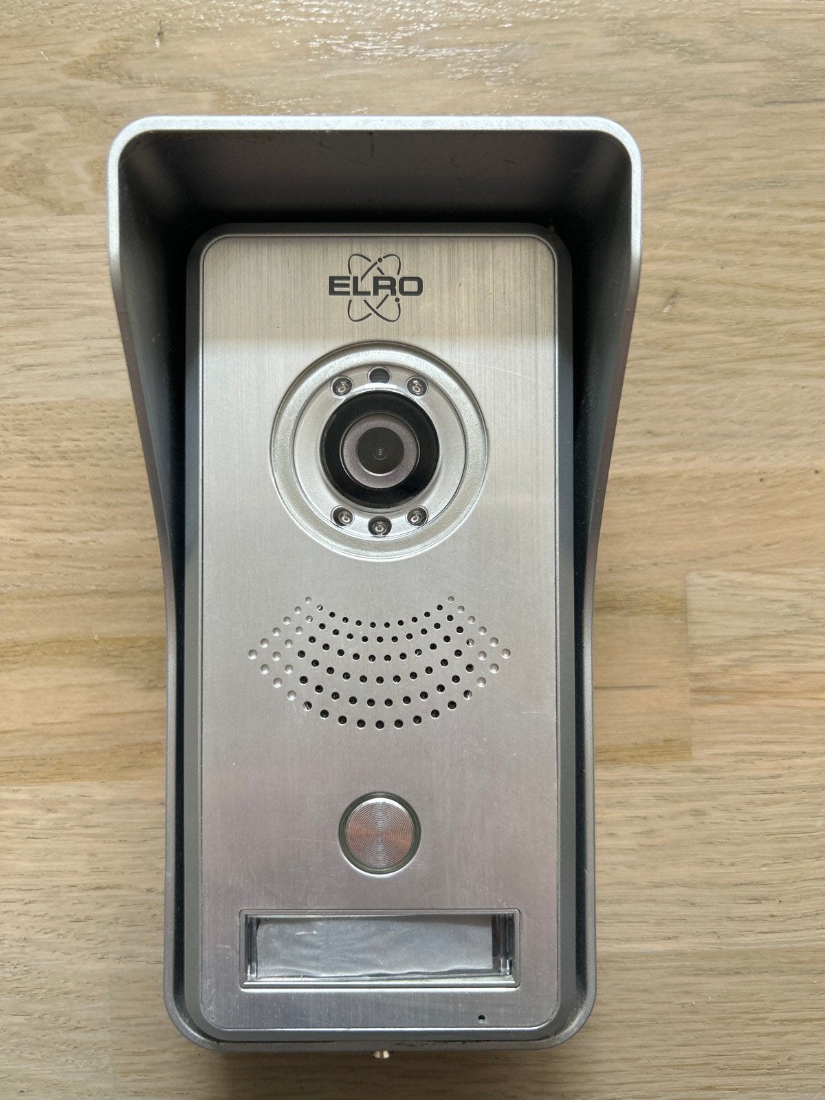 ELRO Video Deurbel met chime en adapter, Ophalen of Verzenden, Bewegingsdetectiesensor, Gebruikt, Bedraad