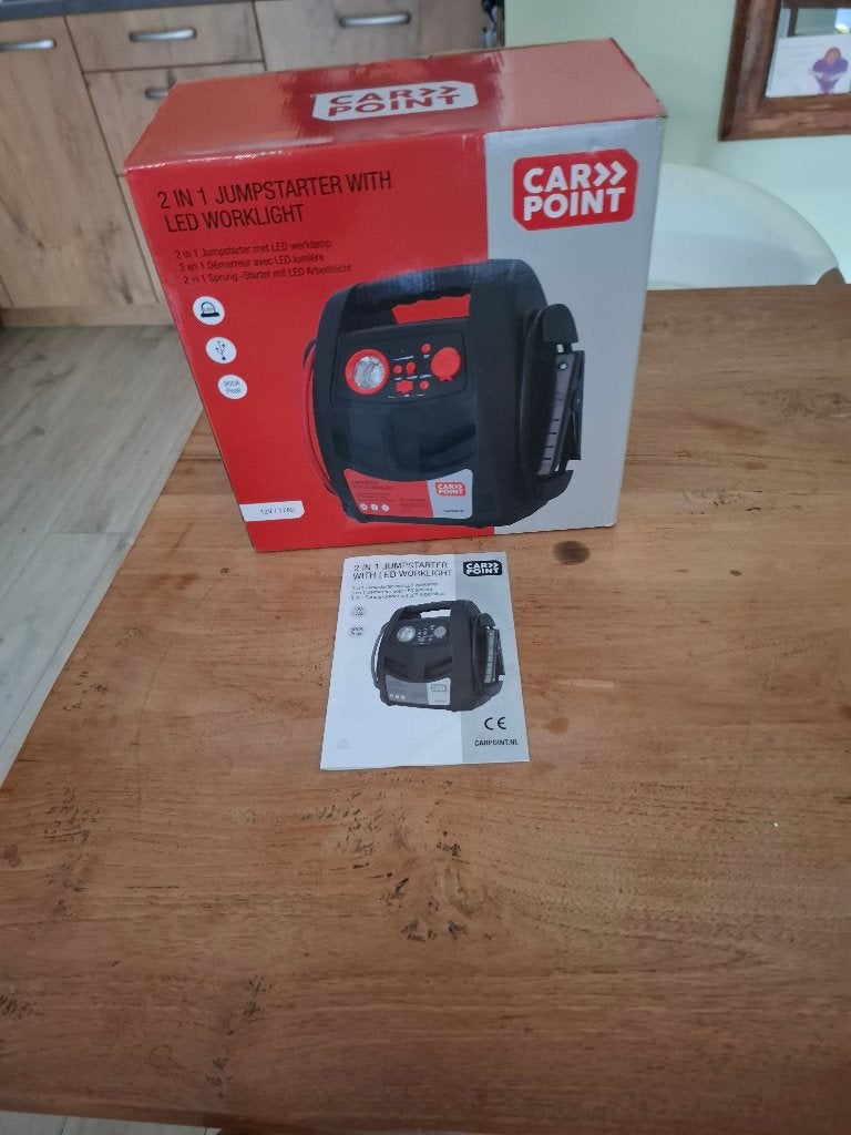 2 IN 1 Jumpstarter, Auto diversen, Jumpstarters, Ophalen of Verzenden, Nieuw