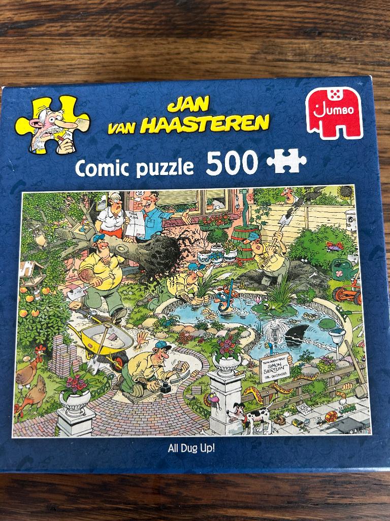 Van Haasteren all dug up!, Ophalen, 500 t/m 1500 stukjes, Gebruikt, Legpuzzel
