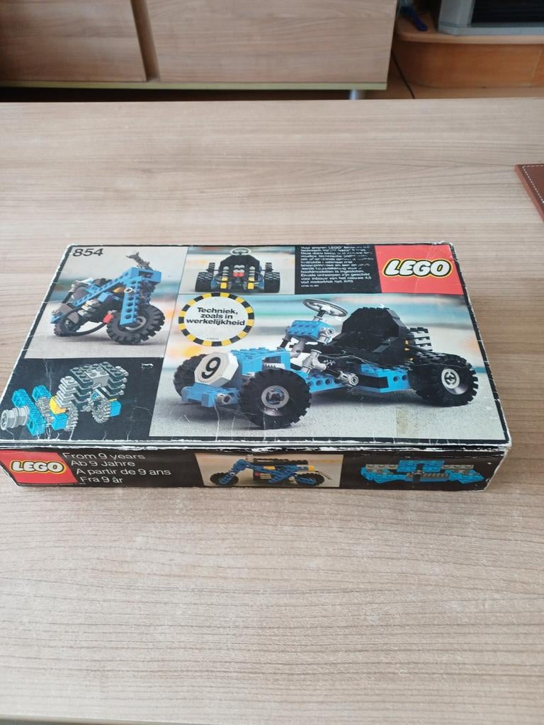 Lego Technic Go-Kart (854) uit de jaren '70 - Werkend, Compleet, Gebruikt, Overige thema's, Lego