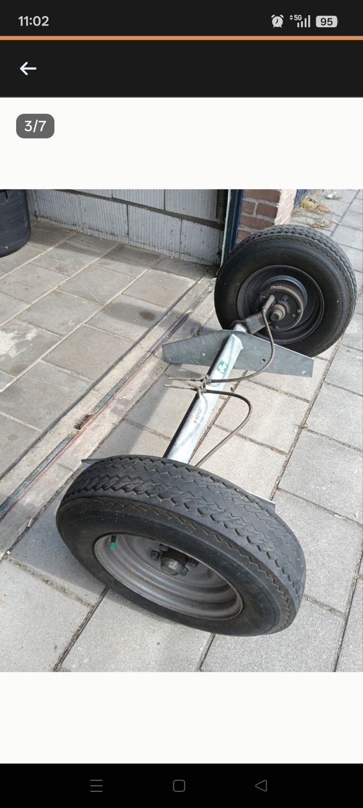 Te koop alko geremde as, Auto diversen, Aanhangwagen-onderdelen, Ophalen