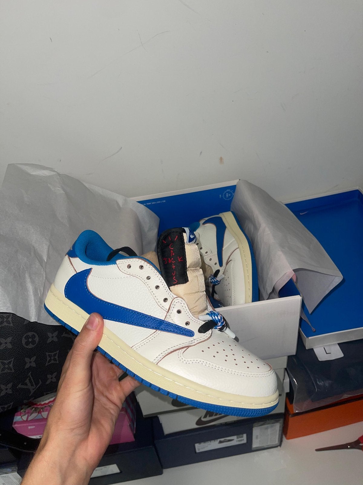 Nike Air Jordan 1 Low Travis Scott x Fragment, Ophalen of Verzenden, Nieuw