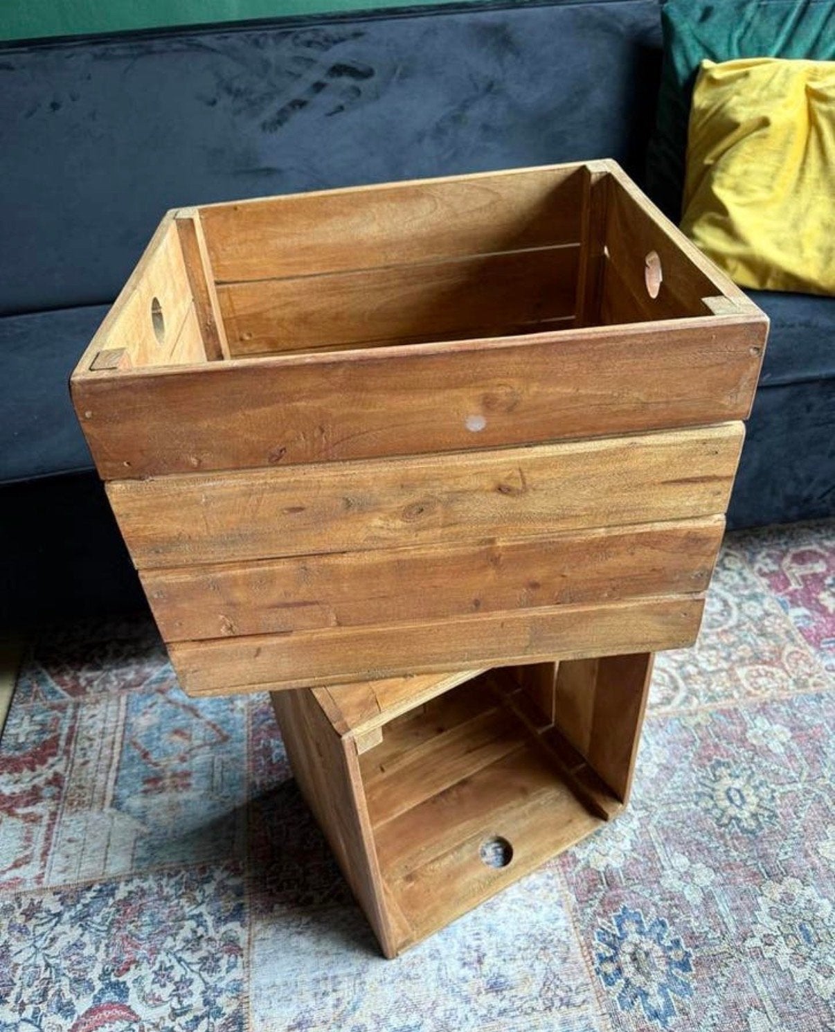 Houten kisten, Ophalen, Minder dan 50 cm, Minder dan 50 cm, Zo goed als nieuw