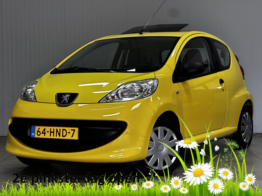 Peugeot 107 1.0-12V XR/ Schuif-Kantel Dak/ Stuurberk/ Radio-, Voorwielaandrijving, Stof, Gebruikt, Zwart