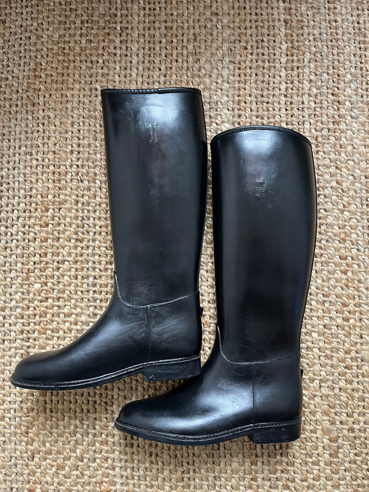 Leren rijlaarzen, zwart, 38, Zwart, Ophalen of Verzenden, Werkschoenen, Gedragen