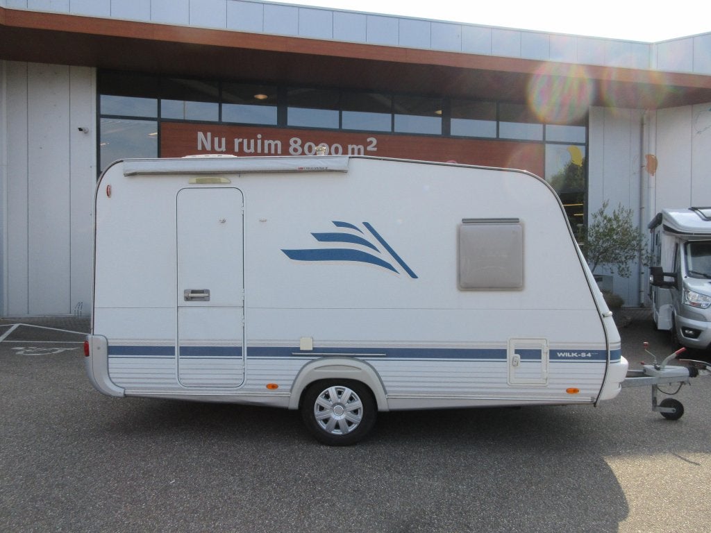 Wilk S4 400 MD NIEUWE VOORTENT, Caravans en Kamperen, Caravans, Overige typen, Schokbreker, Treinzit, Wilk