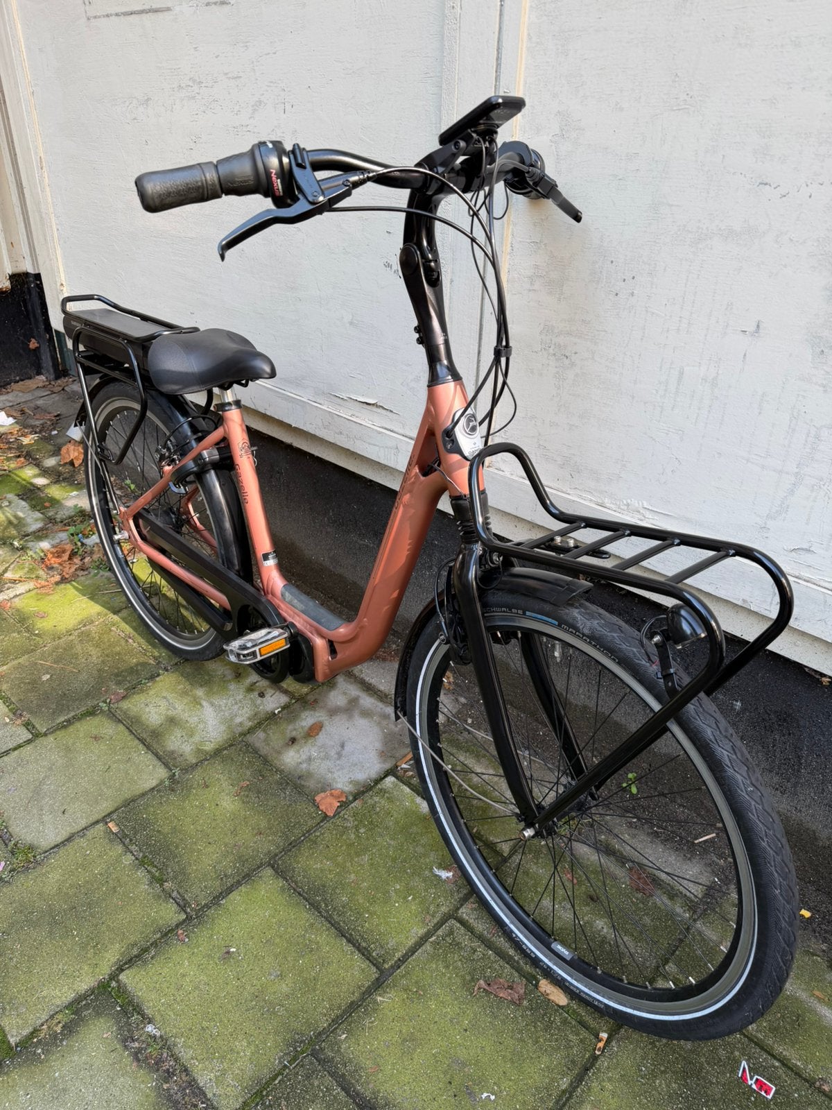 Gazelle ami elektrische dames fiets lage instap, Fietsen en Brommers, Ophalen of Verzenden, Zo goed als nieuw, Gazelle