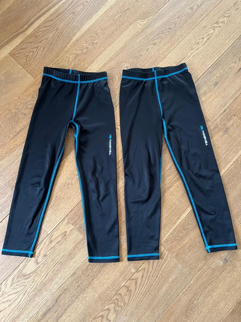 2 Tenson thermobroeken maat 122/128 -zgan, Overige merken, 100 tot 140 cm, Ophalen of Verzenden, Zo goed als nieuw