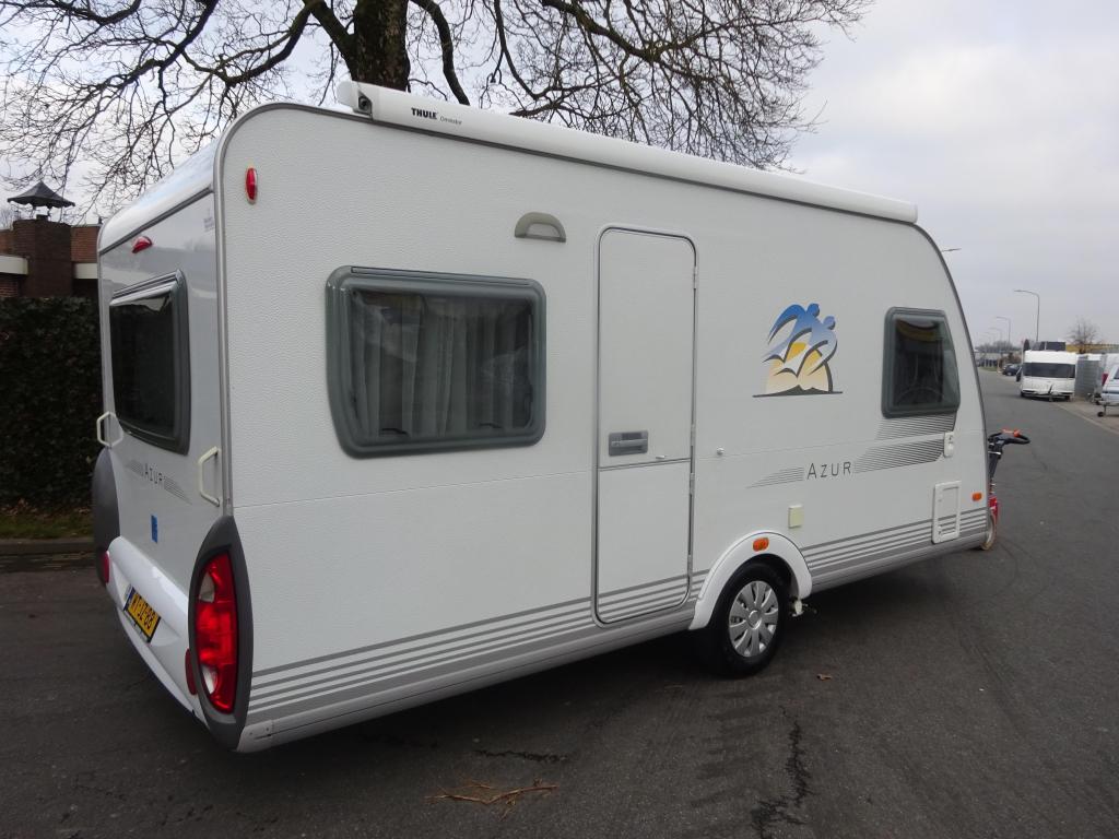 Knaus Azur 450 Met Mover en Luifel, Caravans en Kamperen, Caravans, Rondzit, Schokbreker, Bedrijf, Overige typen
